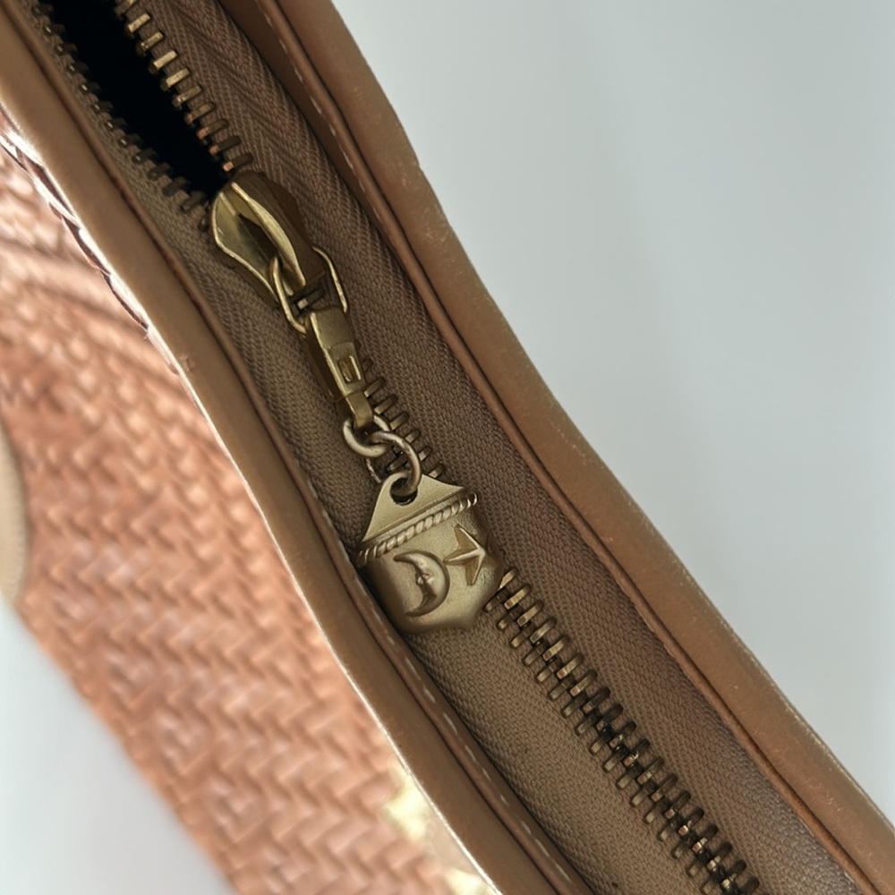 Vintage Barry Kieselstein-Cord Woven Leather Poodle Hobo Bag – Cognac Tan Color - Picture 16 of 17